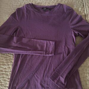 Theory Long sleeved Tiny Tee in Iris